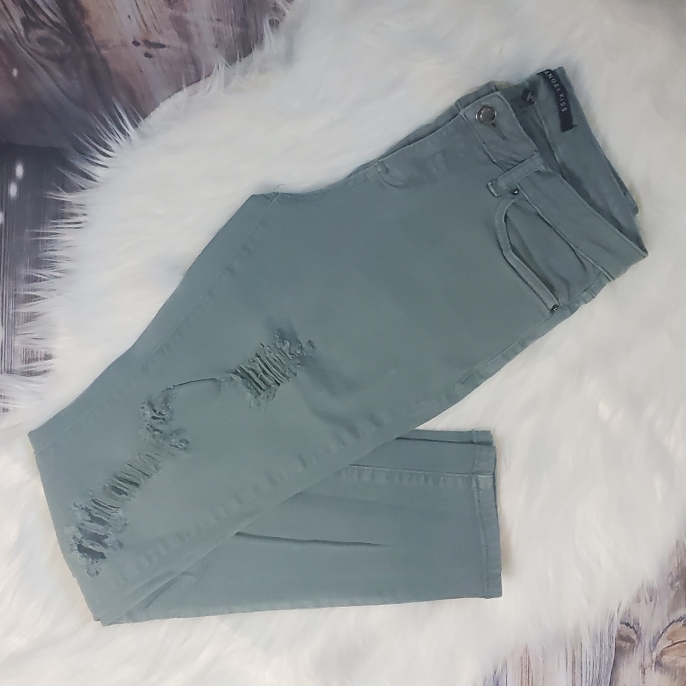Mid rise colored pants - Picture 3 of 6